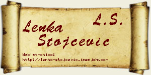 Lenka Stojčević vizit kartica